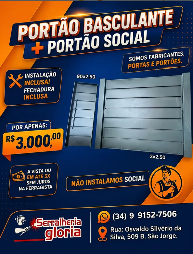 Portão Basculante